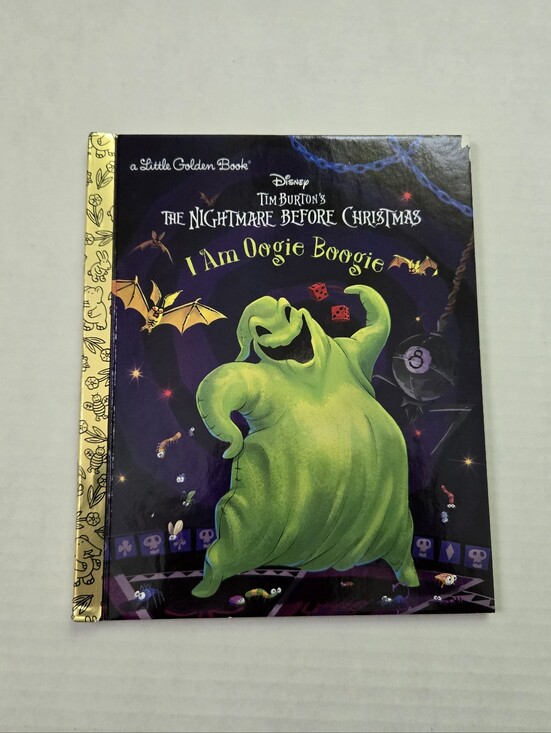 Little Golden Books Other - Disney: Tim Burton's The Nightmare Before Christmas - I Am Oogie Boogie Book